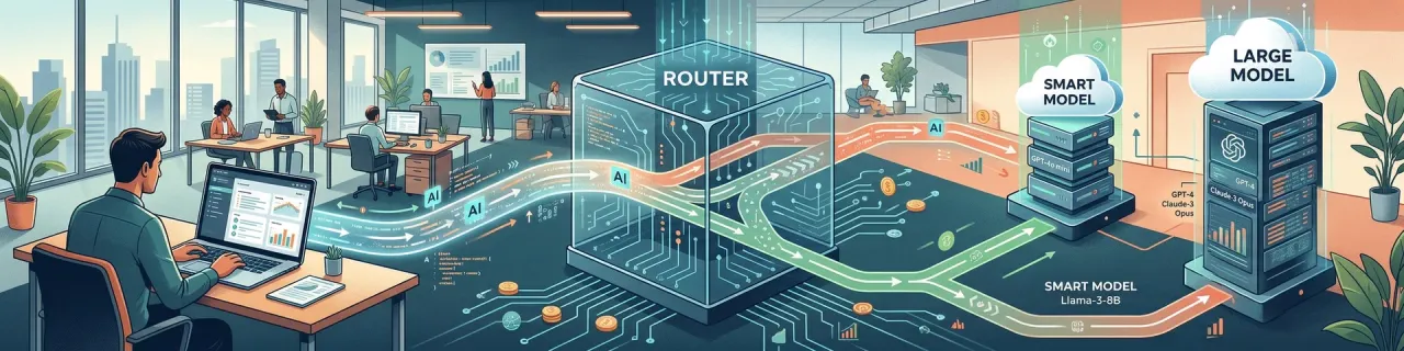 Banner image for: Smart model routing: how SMBs cut AI costs without cutting quality